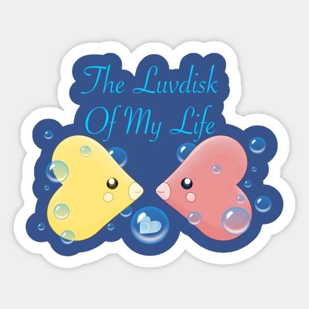 The Luvdisk of my life Sticker by Dnatz